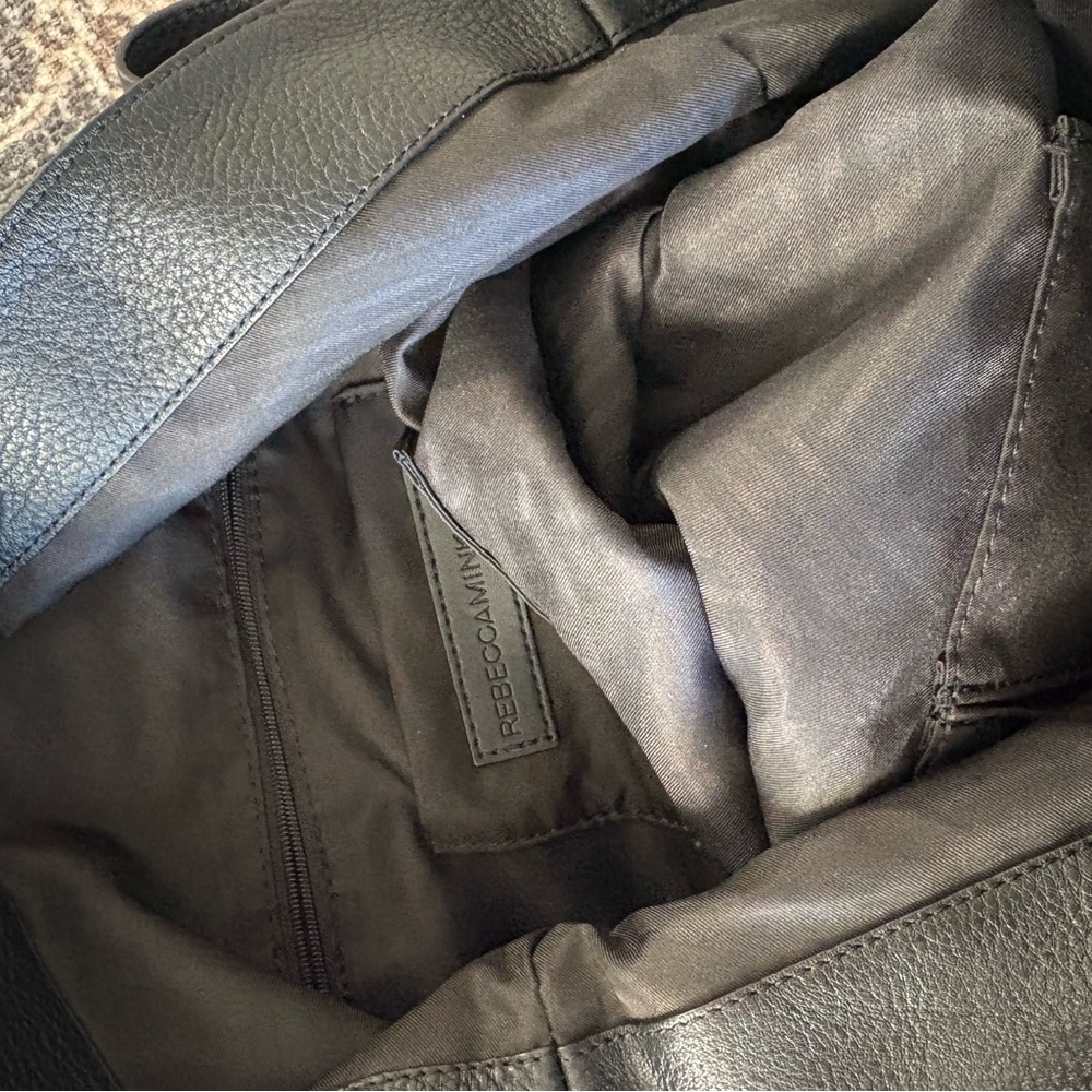 Rebecca Minkoff pebble leather 2 way bag purse - Picture 14 of 15